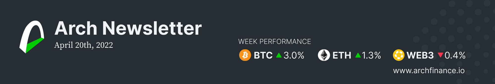 #6: Web3 Ended the Week Flat, Bouncing from 9% Drop
